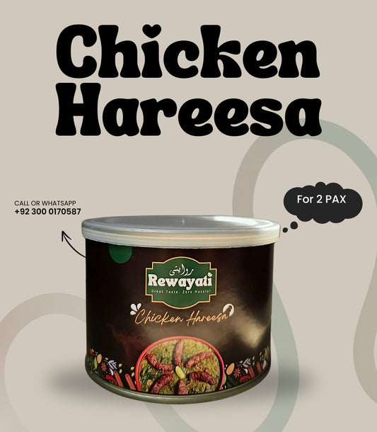 Chicken Hareesa With Chicken Kabab