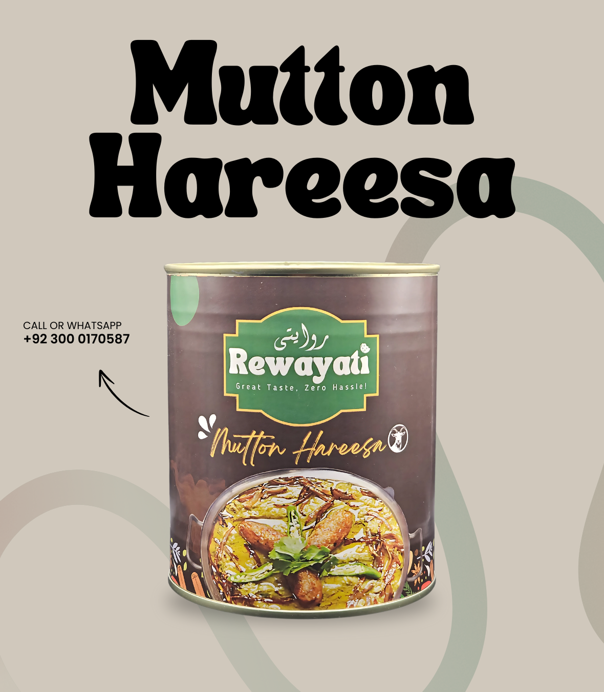 Mutton Hareesa With Mutton Kabab