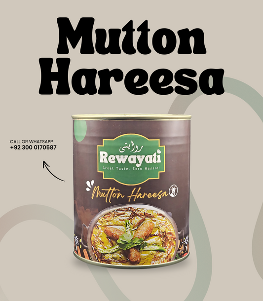 Mutton Hareesa With Mutton Kabab