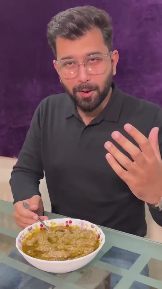 Mutton Hareesa With Mutton Kabab